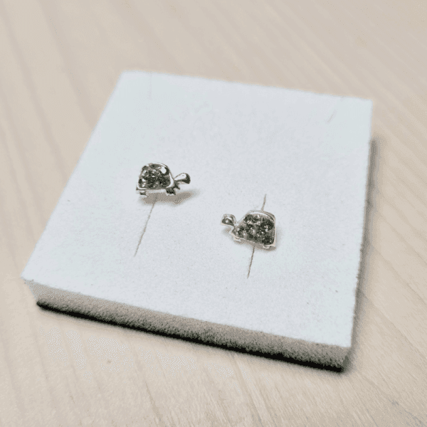 Oorbellen Schildpad crystals - Afbeelding 2
