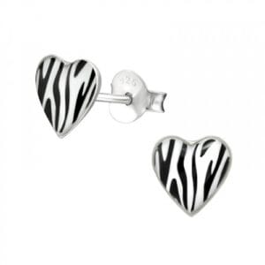 Oorbellen-zebra-hartje