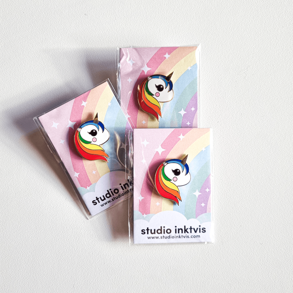 Pin regenboog eenhoorn 03