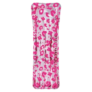 Luxe luchtbed - Panterprint Neon Pink